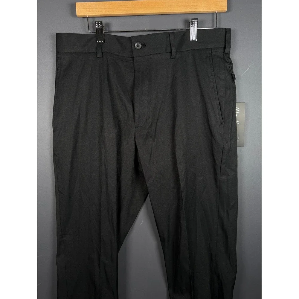 NWT Walter Hagen Mens Perfect 11 Golf Pants Black Straight Fit 34x30 NEW